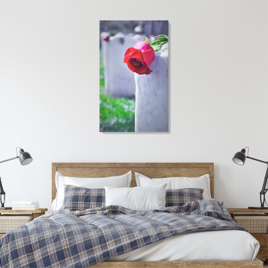 Zal het altijd onthouden! canvas afdruk (Insitu (Slaapkamer))