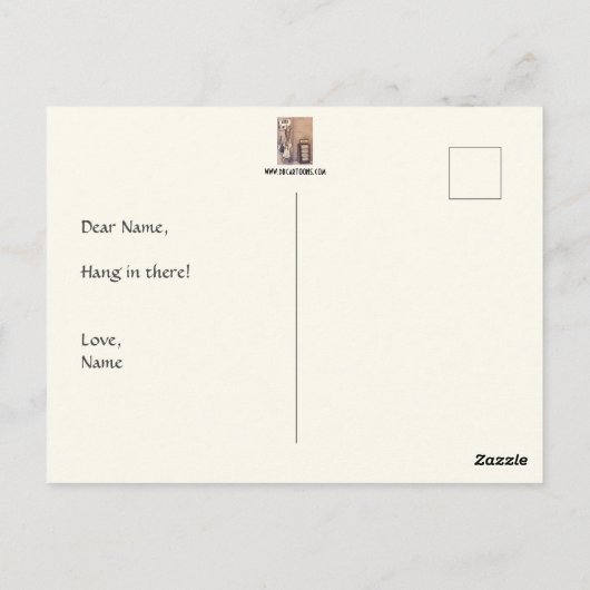 Zal het ooit Briefkaart beëindigen (Achterkant)