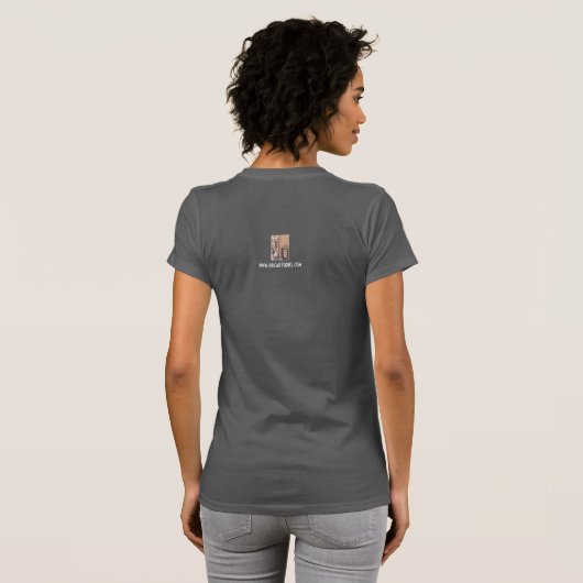 Zal het ooit eindigen grijze vrouwen T-shirt? T-shirt (Achterkant volledig)