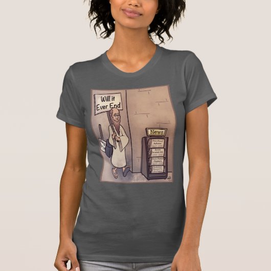 Zal het ooit eindigen grijze vrouwen T-shirt? T-shirt (Voorkant)