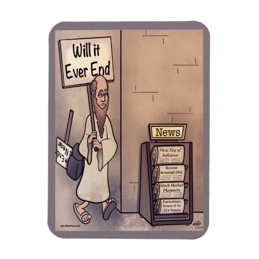 Zal het ooit eindigen magneet (Verticaal)