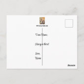 Zal het ooit Poster beëindigen Briefkaart (Achterkant)