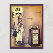 Zal het ooit Poster beëindigen Briefkaart (Voorkant)