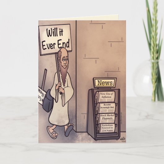 Zal het ooit Wenskaart beëindigen Kaart (Voorkant)