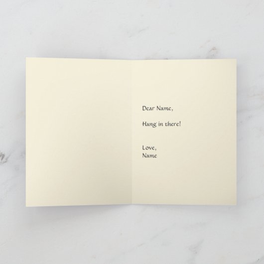 Zal het ooit Wenskaart beëindigen Kaart (Binnen)