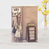 Zal het ooit Wenskaart beëindigen Kaart (Gele Bloem)