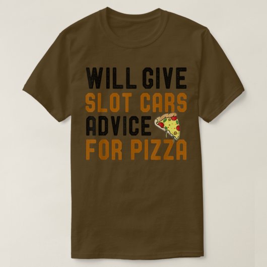 Zal het Slot Cars advies geven voor Pizza Funny Sl T-shirt (Design voorkant)
