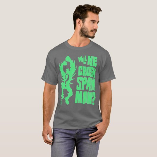 Zal het SMASH SPAM-MAN T-shirt (Voorkant volledig)