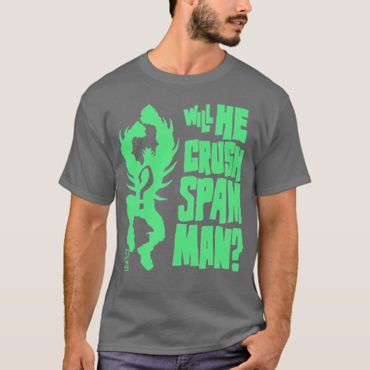 Zal het SMASH SPAM-MAN T-shirt (Voorkant)