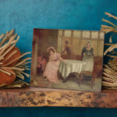 'Zal hij komen' (olie op canvas) Fotoplaat (Zijkant)