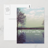 Zal ik de bijbelversie al vroeg zoeken? briefkaart (Voorkant / Achterkant)