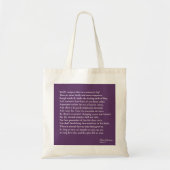 Zal ik dit vergelijken met een zomerdag? sonnet 18 tote bag (Voorkant)