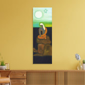 Zal ik haar ooit ontmoeten? 2009 canvas afdruk (Insitu (Woonkamer))