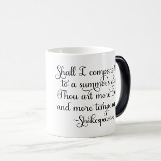 Zal ik het vergelijken met de zomerdag - Shakespea Magische Mok