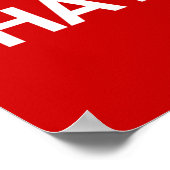 ZAL IK ME BEOORDELEN VOOR HET VERLIEZEN OF JIJ VOO POSTER (Hoek)