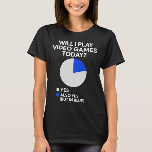 Zal ik vandaag videogames spelen - Pc Gaming Liefh T-shirt (Voorkant)