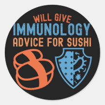 Zal immunologieadvies geven voor sushi