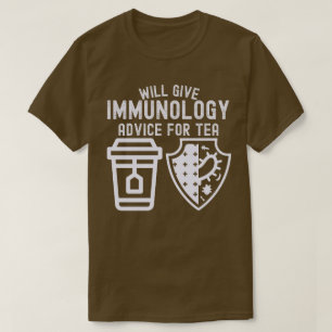 Zal immunologieadvies geven voor thee t-shirt