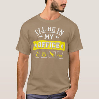 Zal in mijn Kantoor Funny Houtbewerking pentry ger T-shirt