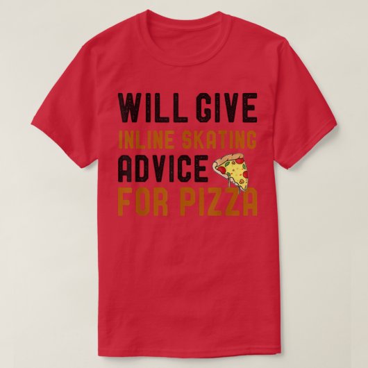 Zal inline advies geven over het schaden van Pizza T-shirt (Design voorkant)