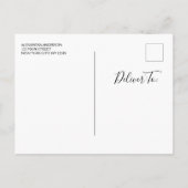 Zal je bruidsmeisje rustieke bergen Waterverf Aankondigingskaart (Achterkant)