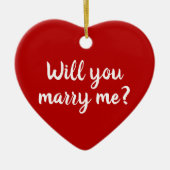 Zal je me een schattig aangepast script voorstelle keramisch ornament (Voorkant)