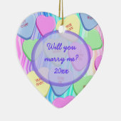 Zal je me Keepaardversiering ontmoeten? Keramisch Ornament (Rechts)