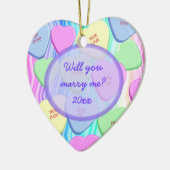 Zal je me Keepaardversiering ontmoeten? Keramisch Ornament (Links)