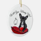 Zal je me keramisch Ornament trouwen? (Rechts)