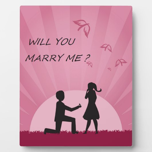 ZAL JE ME MARRY? FOTOPLAAT (Voorkant)