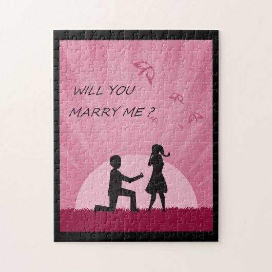 ZAL JE ME MARRY? LEGPUZZEL (Verticaal)