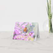 **ZAL JE ME MARRY** ZEGGEN BLUEBIRD PROPSELKAART FEESTDAGEN KAART (Voorkant)