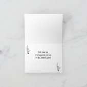 **ZAL JE ME MARRY** ZEGGEN BLUEBIRD PROPSELKAART FEESTDAGEN KAART (Binnen)