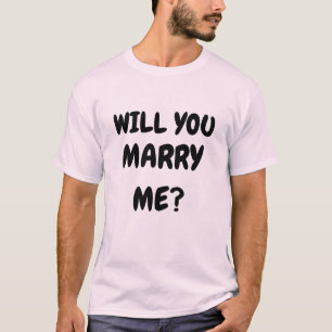 ZAL JE MIJ MARRY? T-SHIRT