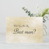 Zal je mijn beste uitnodiging zijn? (Staand voorkant)