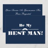 Zal je mijn beste uitnodiging zijn? (Voorkant / Achterkant)