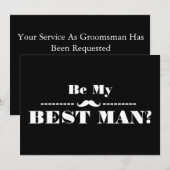 Zal je mijn beste uitnodiging zijn? (Voorkant / Achterkant)