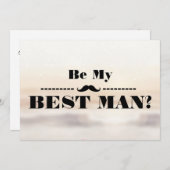 Zal je mijn beste uitnodiging zijn? (Voorkant / Achterkant)