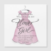 Zal je mijn Bloemenmeisje-voorstel Magnetisch zijn (Voorkant)