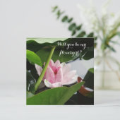 Zal je mijn bloemetjeskaartje zijn, Lotus? Kaart (Staand voorkant)