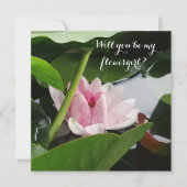 Zal je mijn bloemetjeskaartje zijn, Lotus? Kaart (Voorkant)