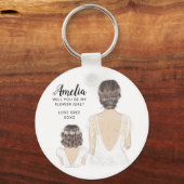 Zal je mijn bloemmeisje sleutelrol zijn? sleutelhanger (Voorkant)