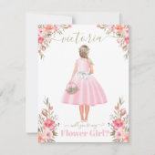 Zal je mijn Bloemmeisje worden? Kaart (Voorkant)