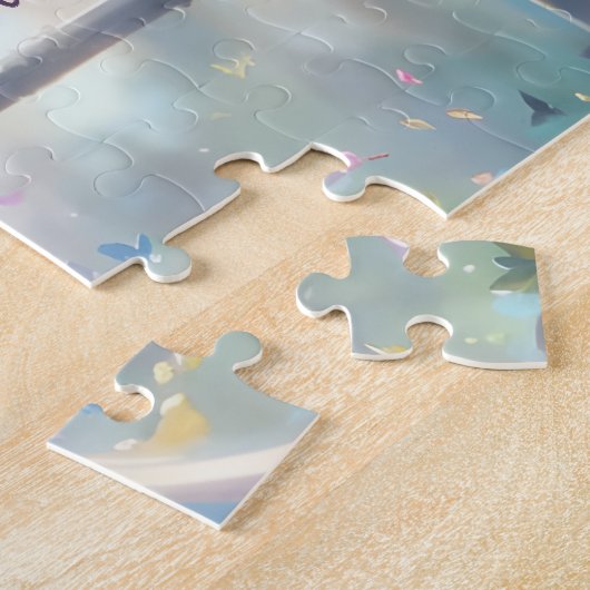 Zal je mijn Bridesmaid Bride en Butterflies zijn? Legpuzzel (Zijkant)