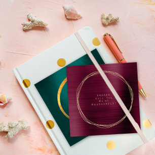 Zal je mijn Bridesmaid Burgundy Maroon Gold zijn? Kaart