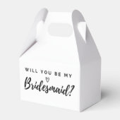 Zal je mijn Bridesmaid-feest zijn? Bedankdoosjes (Voorkant Zijde)