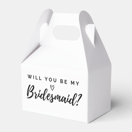 Zal je mijn Bridesmaid-feest zijn? Bedankdoosjes (Voorkant Zijde)