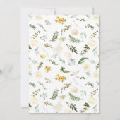 Zal je mijn Bridesmaid Floral Ivory Coral zijn? Kaart (Achterkant)