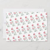 Zal je mijn Bridesmaid Floral uitnodiging zijn? (Achterkant)