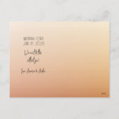 Zal je mijn Bridesmaid Floral zijn? Feestdagenkaart (Achterkant)